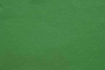 Large texture of bright green artificial leather.