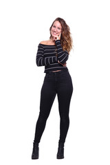 Beautiful caucasian woman