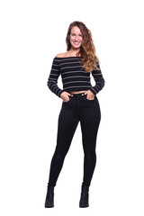 Beautiful caucasian woman