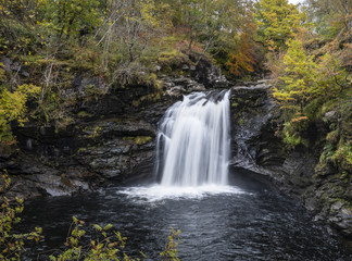 Fototapeta na wymiar Falls of Falloch, Loch Lomand National Park, Scotland
