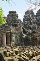 Angkor Wat Temple and Trees