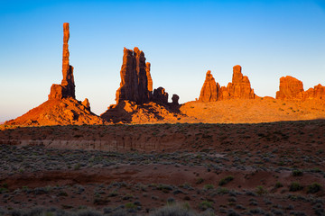 Totem Pole in Monument Valley, Utah, USA
