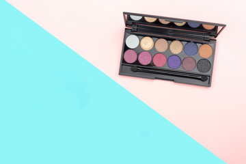 Cosmetic on the multicolor background