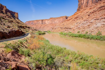 Colorado Riverway Recreation Area near Moab in Utah, USA
