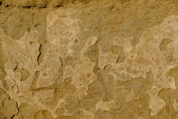 Gestein mit Salzschicht