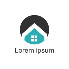 Fototapeta premium Home Logo Template. Vector Illustrator