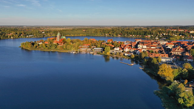 Ratzeburg in Schleswig-Holstein aus der Luft