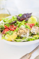 Summer vegetable salad