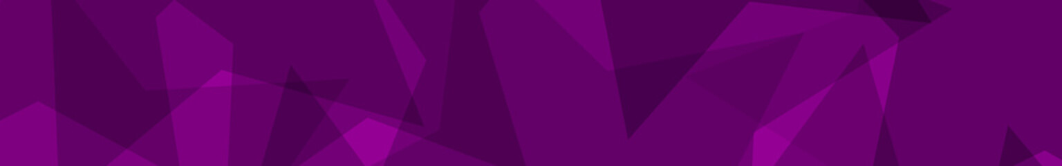 Fototapeta premium Abstract banner of translucent big stars in purple colors