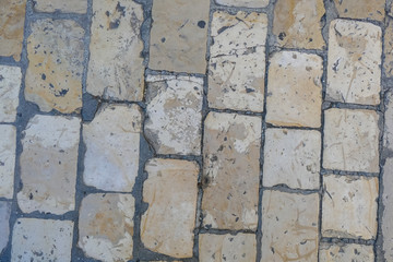 Glatte Pflastersteine