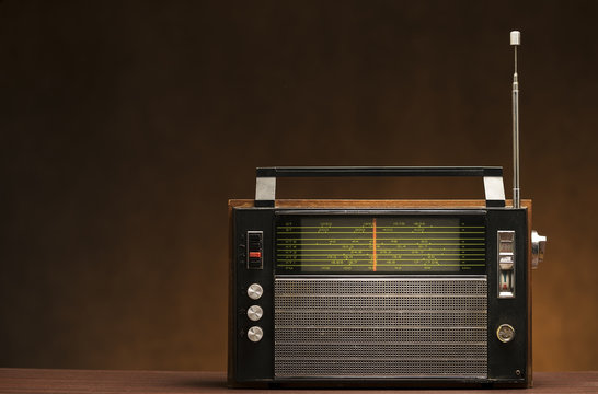 VIntage grungy radio