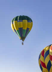 Fototapeta premium Hot Air Balloon in Flight