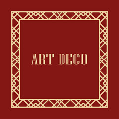 Art Deco frame