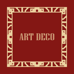 Art Deco frame