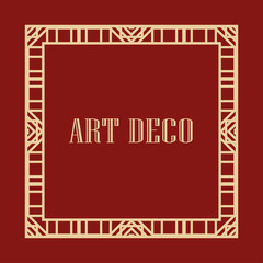 Art Deco frame