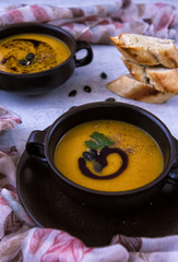 Pumpkin carrot soup