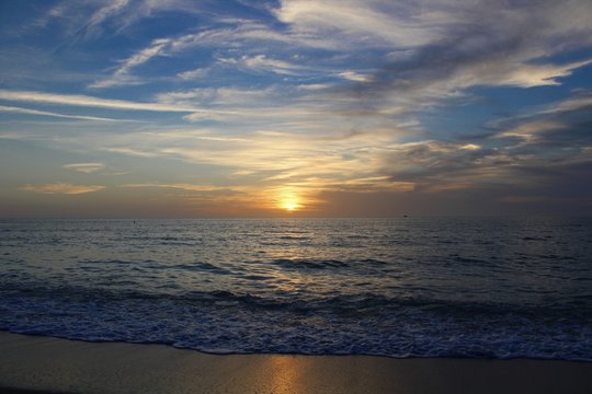 sunset on Florida gulf coast