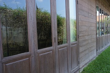 Thai teakwood house is a residence.