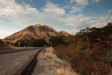  Sunset just outside of King’s Canyon National Park in California