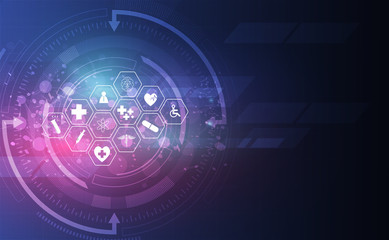 medical health care science innovation concept pattern background