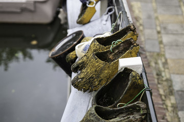Dutch wooden clogs