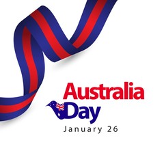 Australia Day Vector Template Design Illustration