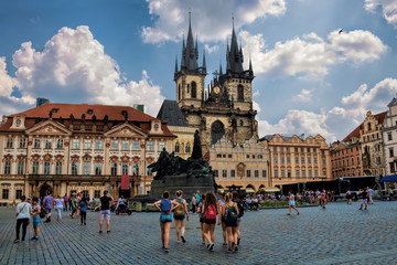 Fototapeta premium Praga, Rynek Starego Miasta