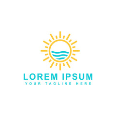 water and sun icon