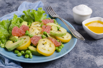 Salad of fresh vegetables