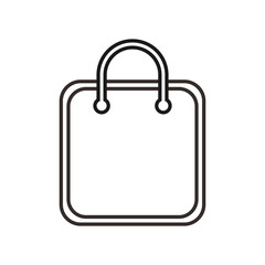 Shopping bag icon. shopping bag icon in trendy flat style