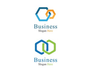 Business logo vector icon