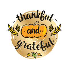 Happy Thanksgiving day typography.