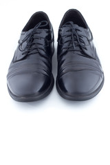 Pair of black lacquered male shoes
