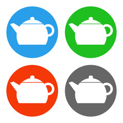 Teapot icon. Tea symbol. Vector.