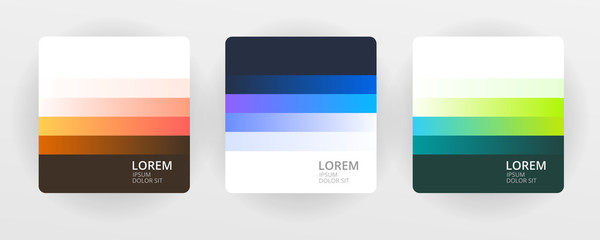 Vector abstract design banner web template.