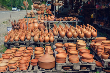 Clay pots