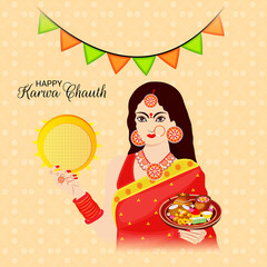 Happy karwa Chauth Celebration.