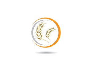 Wheat logo illustration