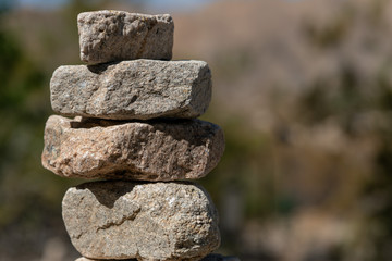 Fototapeta na wymiar Stack of stones