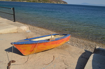 boat on the beach