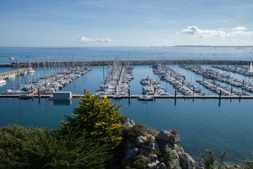Naklejka premium Le port de plaisance de Roscoff (Finistère)