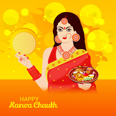 Happy karwa Chauth Celebration.