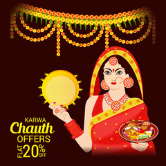 Happy karwa Chauth Celebration.