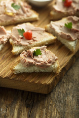 Homemade liver pate