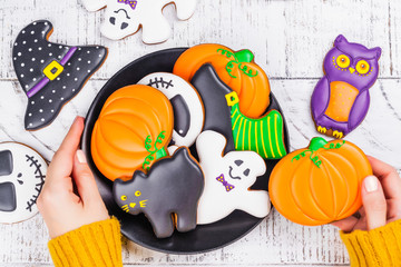 Assortment of gingerbread cookies