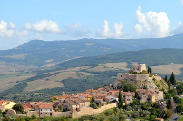 Obraz premium Castiglione d'Orcia in der Toskana