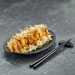 takoyaki octopus japanese food