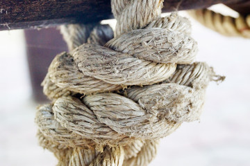 Rope with old condition.