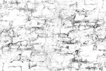 Obraz premium Background of black and white. Abstract monochrome texture. Pattern of cracks, dust and stains