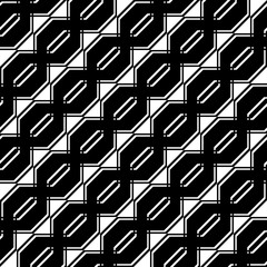 Design seamless monochrome geometric pattern